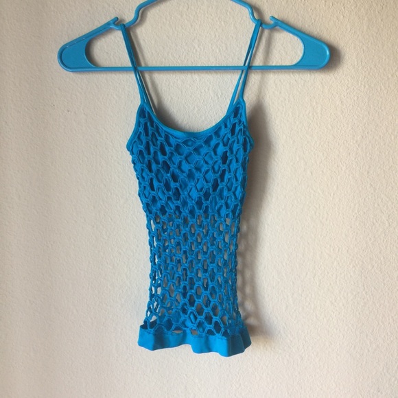 BUNDEL Pink dress and blue net tank - Picture 6 of 7